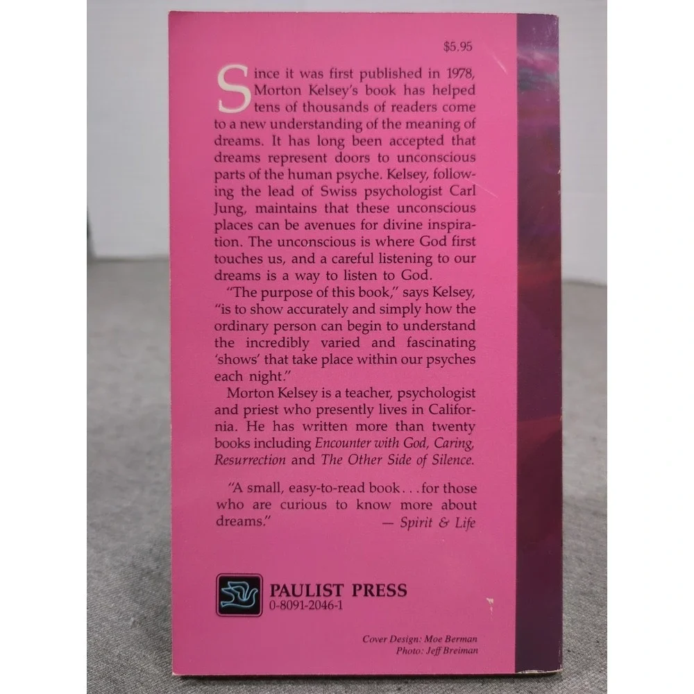 Dreams: A Way to Listen to God by‎ Morton Kelsey Vintage Paperback